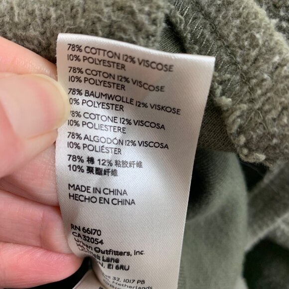 Free People Ruby Jacket Oversized Green Size Medium - Picture 5 of 6